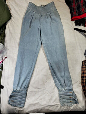 Athina vintage 80s Denim Jogger Jeans Size Small